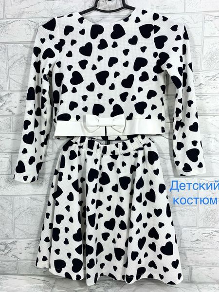 Костюмы Детская одежда белый/черный 08911 euromoda kids текстиль дев 08911-10625 Botfort