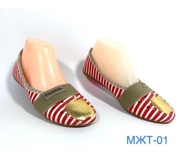 Оптом балетки  жіночі espadrile 01919